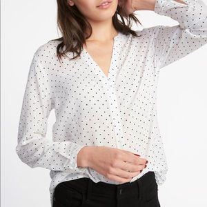 Old Navy Tops - NWT Lightweight Polka-dot Popover Shirt Old Navy Tops - NWT Lightweight Polka-dot Popover Shirt